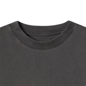 Camiseta de microfibra de cuello redondo de algodón para hombre de alta calidad con tela suave y transpirable - Product Image 3