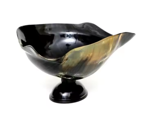 Bols en corne de haute qualité faits à la main hautement polis pour la table de restaurant à la maison d'hôtel décorative par l'artisanat en croissant - Product Image 1