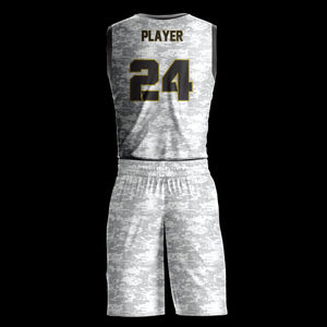 Uniforme de terrain de basket-ball, maillot à séchage rapide, short respirant, vente en gros - Product Image 4