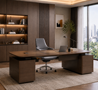 Chaise de bureau de direction en cuir de qualité supérieure, ergonomique, avec base en aluminium et mécanisme d'inclinaison multi-verrouillage