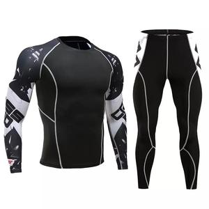 Gaf OEM เสื้อรัดรูปแขนยาวของผู้ชาย, เสื้อกีฬาชาย BJJ เสื้อรัดรูปป้องกันผื่นคันแบบ2024 - Product Image 6