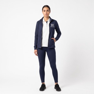 Kit uniforme d'instructeur de fitness en polyester et élasthanne avec poches zippées, logo personnalisé brodé, vente en gros OEM - Product Image 1