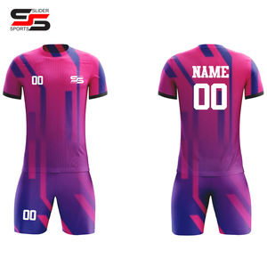 Ensembles complets d'uniformes sportifs avec logo personnalisé pour hommes kit de football chemise uniforme de football maillot de l'équipe de football par sublimation - Product Image 5