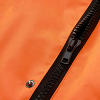 Venta al por mayor de alta visibilidad ropa de trabajo chaleco reflectante ropa de seguridad con múltiples bolsillos personalizable chaqueta de poliéster de invierno, ropa de trabajo