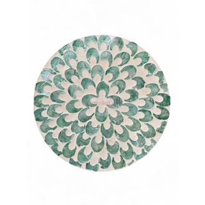 Sets de table ronds en nacre pour la distribution en gros Décoration de table naturelle en provenance du Vietnam - Product Image 1