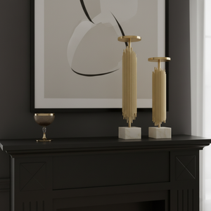 Candelabro Moderno de Hierro Dorado, Hecho a Mano, Duradero, Decorativo, Portátil, Decoración Navideña para el Hogar, Bodas, Pascua - Product Image 5