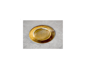 Assiette de chargeur martelée en cuivre de conception merveilleuse avec assiette de chargeur de bol de nourriture pour ustensiles de cuisine et restaurants - Product Image 1