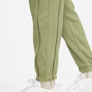 Derniers vêtements de sport personnalisés pour femmes pantalons hip hop taille haute pantalons de jogging respirants de couleurs unies - Product Image 4