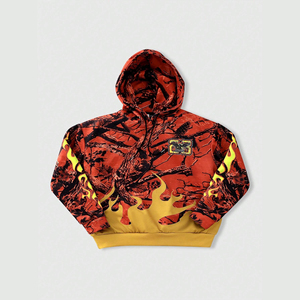 Sudadera con Capucha de Forro Polar Sublimado con Estampado Personalizado, Estilo Urbano, Secado Rápido, Poliéster, Etiqueta Privada OEM, Moda de Invierno - Product Image 1