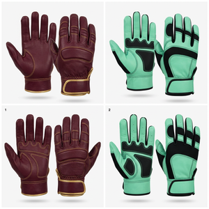 Gants de baseball personnalisés OEM avec logo, cuir durable, haute adhérence, adaptés à l'entraînement, sports de plein air, qualité professionnelle, équipement de protection - Product Image 4