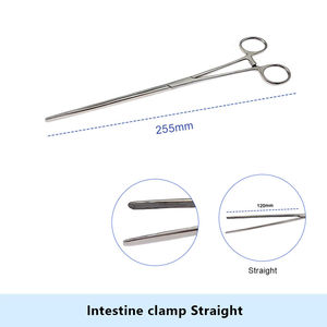 Klem usus penjualan atas trauma 25.5cm <span class=keywords><strong>Forceps</strong></span> bedah baja kualitas tinggi forsep usus oleh instrumen pedal tulang belakang - Product Image 5
