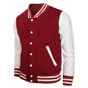 Chaquetas Varsity personalizadas para hombre, cálida chaqueta de cuero de lana Varisty de béisbol de invierno, chaqueta de estilo escolar con logotipo bordado - Product Image 4