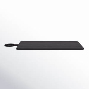 Planche à fromage en métal enduit noir plat de qualité supérieure Conception en acier inoxydable en bambou lourd pour un taux raisonnable d'utilisation de restaurant à domicile - Product Image 5