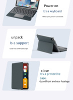 Nouvelles couleurs de rétroéclairage, pavé tactile précis, couvercle de caméra coulissant, clavier sans fil ultra fin compatible USB-C pour iPad
