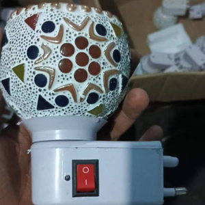 เชิงเทียนโมเสคชาติพันธุ์สำหรับตกแต่งแบบดั้งเดิมที่วางเทียนโมเสคแก้วตัดด้วยมือสำหรับห้องนั่งเล่นทำด้วยมือ - Product Image 2