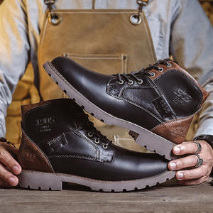 Chaussures Oxford en cuir de vachette pleine fleur avec talon amorti et design antidérapant, chaussures habillées pour hommes, chaussures en cuir - Product Image 5