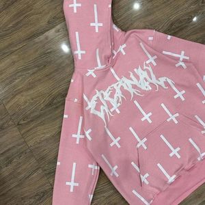 เสื้อฮู้ดดี้ผู้ชายไซส์ใหญ่พิเศษ สไตล์สตรีท ราคาโรงงาน เสื้อสเวตเชิ้ตเรียบง่าย ผลิตจำนวนมาก สำหรับฤดูใบไม้ผลิ ทำจากโพลีเอสเตอร์/คอตตอน - Product Image 5