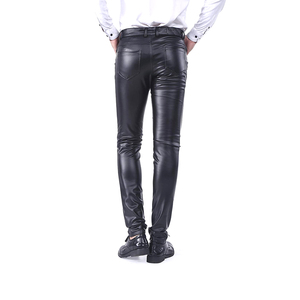 Pantalon en cuir PU brillant unisexe Mono Riders, haute qualité, séchage rapide et respirant, style streetwear hiver - Product Image 4