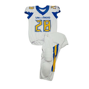 Maillot de football américain personnalisé à prix d'usine / Uniforme de football américain universitaire noir et rouge - Product Image 5