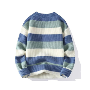 เสื้อสเวตเตอร์ถักสำหรับผู้ชายระบายอากาศได้ดีเสื้อสเวตเตอร์ถักแบบลำลอง - Product Image 4