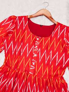 Vestido de mujer de color naranja, vestido maxi de algodón bordado, vestido de boda de diseñador. Vestido de fiesta. - Product Image 3