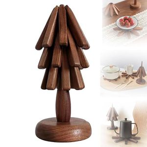 Round Timber Cup Mats-Light <b>Weight</b> & Dishwasher Safe - Product Image 1