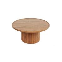 Plus Design Moderne Centre de Thé Luxe Salon Maison Meubles Côté Smart Table Basse Ronde en Bois de l'Exportateur Indien