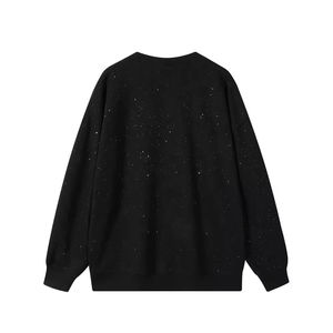 Personalizado propio logotipo de los hombres de alta calidad sudadera OEM diamante strass sudaderas personalizado pulóver strass cuello redondo sudaderas - Product Image 5