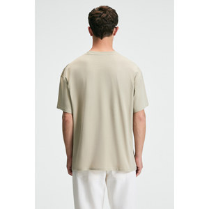 Camiseta de Manga Corta Estampada Extra Grande para Hombre Zest, 100% Algodón, Blanca - Product Image 1