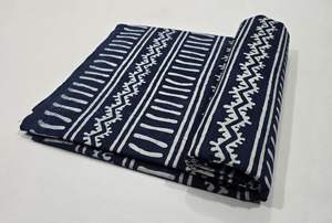 Bloque de mano indio impreso 100% tela de algodón hecha a mano ecológica tradicional transpirable bloque hecho a mano tela de algodón con estampado - Product Image 4