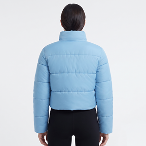 2026 Plus Size Solid Color <b>Thick</b> Crop Down <b>Coats</b> Women Puff Bubble Jacket Casual <b>Winter</b> Down Puffer Jacket Women Bubble <b>Coats</b> - Product Image 6