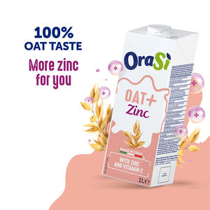 Boissons végétales OraSi Avoine + Zinc 1 litre 12 unités - Product Image 5