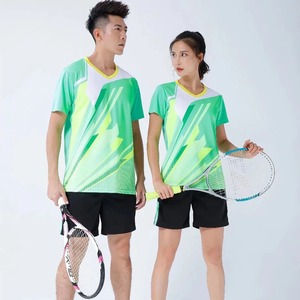 Ropa DE TENIS Falda corta transpirable de alta calidad para hombres y mujeres Uniformes de tenis de último modelo - Product Image 3