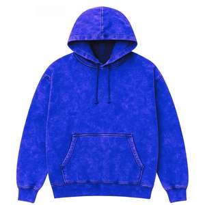 Sudadera con Capucha para Hombre, Personalizable, de Algodón y Felpa, Lavado Ácido, Desgastada, Transpirable, Nueva Colección en Oferta para Invierno - Product Image 1