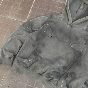 Sudadera con Capucha de Algodón 100% para Hombre, Etiqueta Personalizada de Alta Calidad 2026, Sudadera con Capucha Retro Lavada al Ácido, Sudadera con Capucha Estilo Urbano - Product Image 5