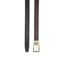 Ceinture en cuir véritable, couture fantaisie, cuir léger avec quincaillerie en laiton massif, avec nom de marque personnalisé - Product Image 3