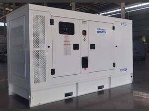 เครื่องกำเนิดไฟฟ้าดีเซลแบบเงียบ พกพาได้ ระบายความร้อนด้วยอากาศ 220V/400V 100KW - Product Image 2