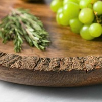 Hot Sale Rustikale Holz Lazy Susan Plattenspieler Rechteck Form Hochwertige Luxus Küchen geschirr Restaurant Serviert ablett Heimgebrauch