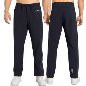 Pantalons de jogging pour hommes GAF en gros, automne-hiver, style sportif, pantalons de survêtement avec taille mi-haute, devant plat - Product Image 3