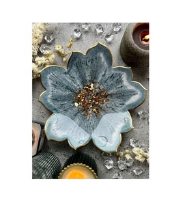 Tazón grande decorativo de resina para servir, uso versátil para ensalada de frutas, pasta, patatas fritas, palomitas de maíz o elegante acento de mesa - Product Image 3