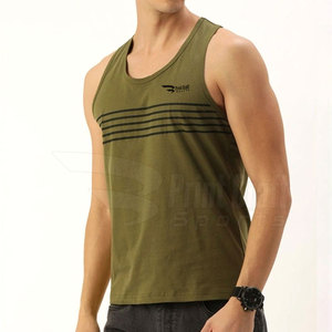 Solid Color Apparel Clothing Men Tank Top <b>Cheap</b> Price Men Tank Top <b>Light</b> Weight Men Tank Top - Product Image 3