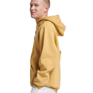 Vente en gros Streetwear Vêtements sweat à capuche tricoté poids lourd coton unisexe hommes personnalisé surdimensionné à manches longues sweats à capuche pull-over - Product Image 3