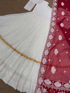 ชุดเดรสอานาร์กาลีแบบดีไซเนอร์ ชุดสلوار คามีซอินเดีย-ปากีสถาน ชุดราตรีงานแต่งงาน - Product Image 4