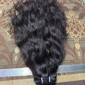 Temple indien Ondulés Bouclés Style Brut Non Transformés Trame de Cheveux Bundles Couleur Naturelle Extensions de Cheveux En Gros Approvisionnement En Vrac - Product Image 2