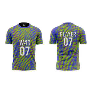 W4G Custom Streetwear Jersey Men's <b>Football</b> Shirt Uniform Wholesale Retro Half Sleeve Mesh Soccer Wear 100% Polyester Quick Dry - Product Image 6