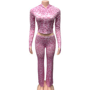 ชุดกีฬามีฮู้ดและกางเกงวิ่งชุดเสื้อผ้าสองชิ้นแฟชั่นแนวสตรีทชุดกำหนดได้เองสเวตสูทผอมเพรียว - Product Image 6