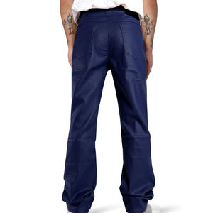 กางเกงหนังสำหรับผู้ชายกางเกงหนังสำหรับผู้ใหญ่กางเกงหนังโลโก้ออกแบบได้ตามต้องการ - Product Image 2