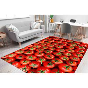 Alfombra con Estampado de Tomates, Alfombra Roja, Alfombra de Chef, Alfombra Moderna, Alfombra Suave No Tejida - Product Image 4