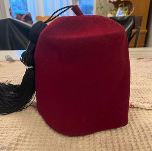 Fez maçonnique Shriners avec strass, très propre, chapeau maçonnique de haute qualité, personnalisé, meilleure vente, fez très vendu - Product Image 4