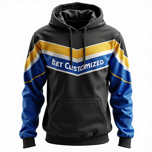 Sudadera con Capucha Personalizada de Moda para Hombre, Algodón Básico Combinado, Estilo Urbano Sublimado, Holgada, Informal y Duradera - Product Image 6